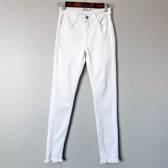 Just Black White Skinny Jean Size 24 - Picture 2 of 8